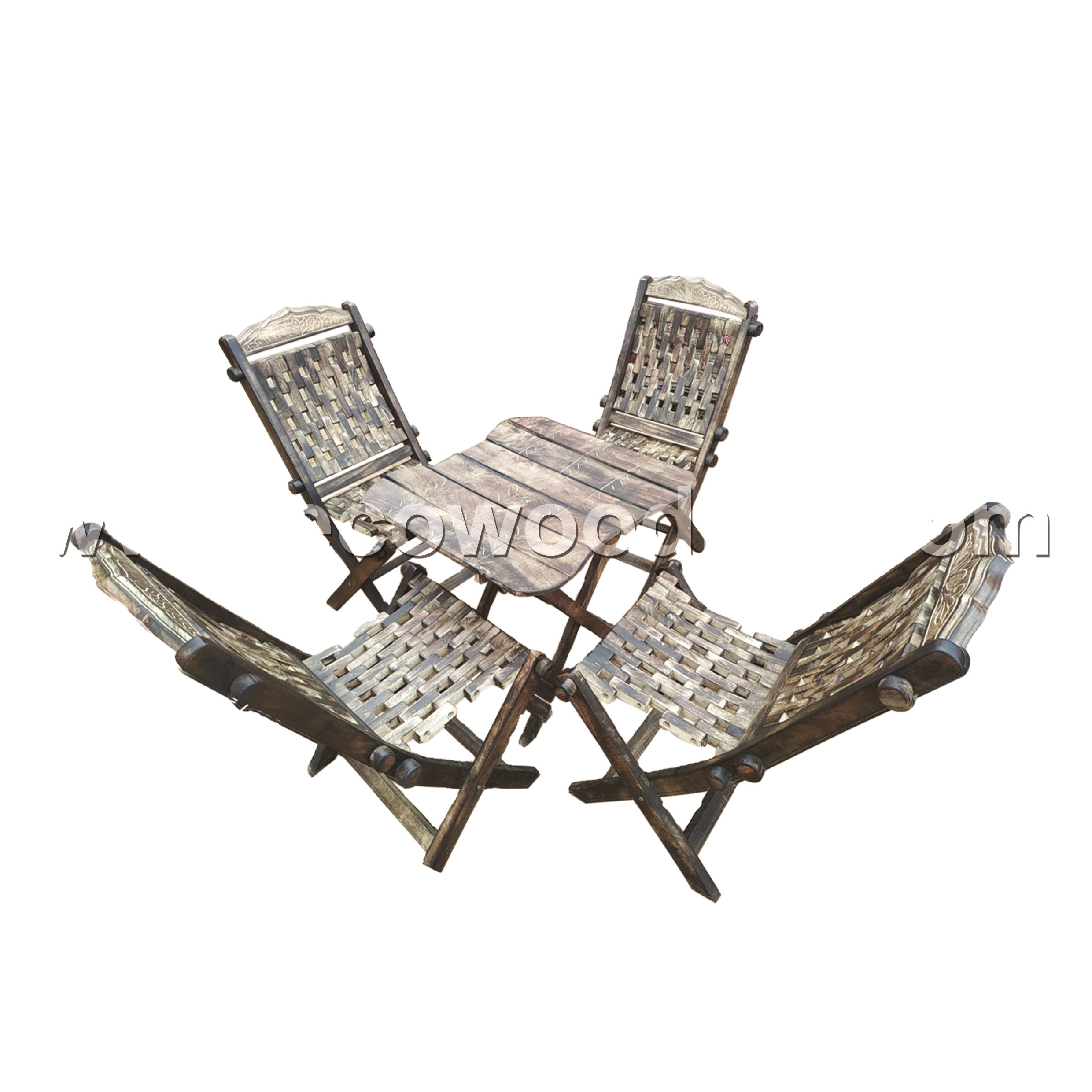 2021 Hot sale Round Coffee Table Chairs Set Compact Rattan Balcony Furniture Patio garden chairs outdoor rattan wicker