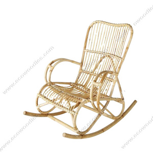 Antique Natural Cane Wood Rocking Chair for Elderly Adults Armrest Living Room Bedroom modern antique wood kids metal electric