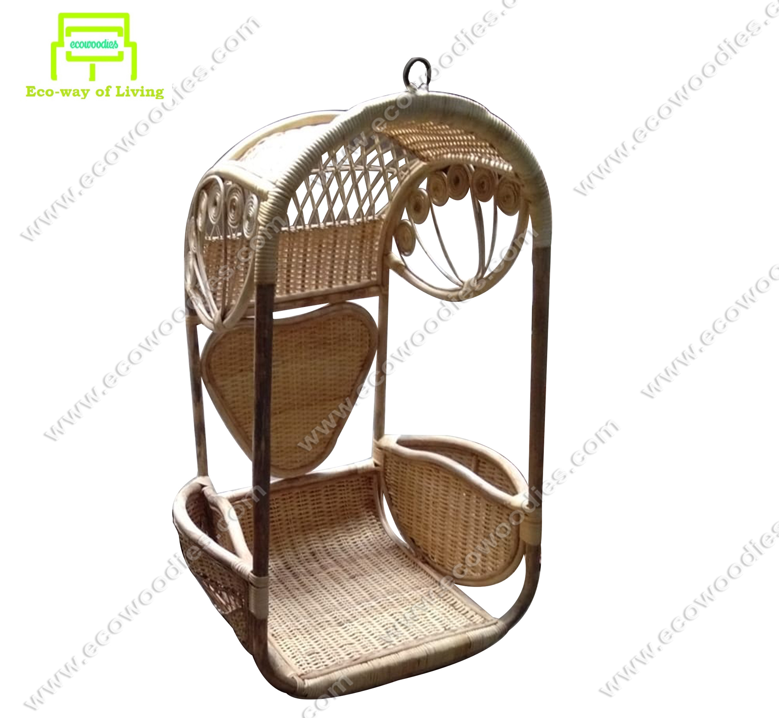 Trending Rattan hanging egg chair Style patio Swing Chair Hammock Bucket Shaped Suspended Relaxing Chair Restaurant Garden