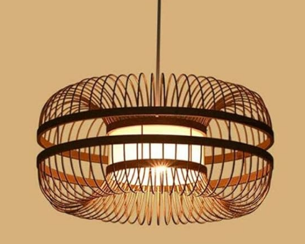 Ceiling Lights Are Made Of Rattan Material Unique design Bamboo Hanging Lamp For Decoration Wholesale