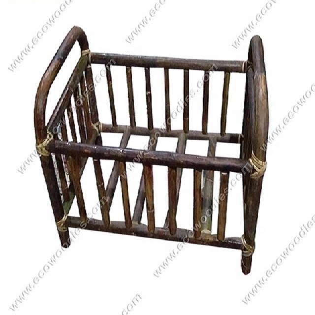 2022 Best Selling solid wood standard portable baby crib cradle high quality children bed splicing newborn baby crib props