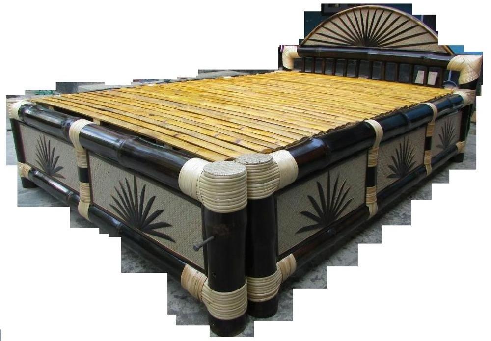 Luxury Design Eco- Friendly Bamboo King Size Handmade  Bed For Home Hotels Resorts At Best Price