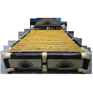 Wholesale High Quality Easy Modern King Size Natural Bamboo Folding Bed For Hotel and Resorts