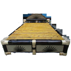 Luxury Design Eco- Friendly Bamboo King Size Handmade  Bed For Home Hotels Resorts At Best Price