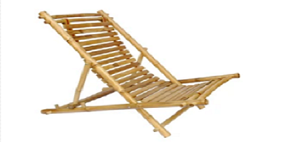 Hot Sale Bamboo Outdoor Patio Chaise Lounge Chair Folding Reclining Wicker Sun Lounger For Hotel Deck Beach Yard Swimming Pool