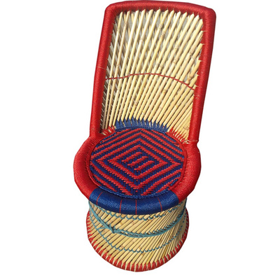 2024 Wholesale Modern Design Living Room Armless Rattan Bamboo Cane Chair Dining Garden Restaurant Party Bar Beach Chair