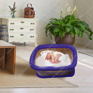 Wicker Newborn Baby Cribs Bed Cot Cradle Vintage Props Photography Photo Wrap Bed Basket Latest Bed Baby Chair