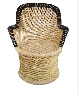 Classical Designer Best Quality Living Room Cane Bamboo Sofa Chair For Home Balcony Hotel Lobby Restaurant Cane Mudda Chair