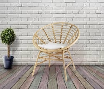 Wholesale Classic Eco-Friendly Bamboo Cane Leisure Chair For Living Room Office Restaurant Chiavari Restaurant Sets