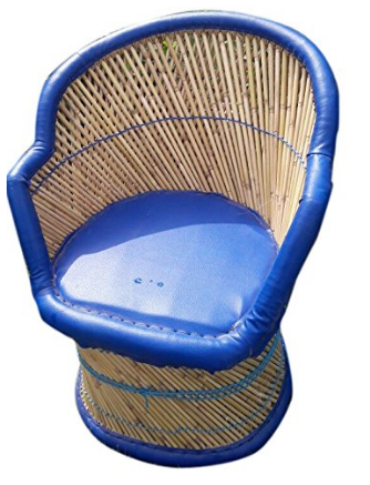 Royal Design Comfortable High Quality Bamboo Cane Throne Chair Set of 2 For Garden Dining Restaurant Indoor Outdoor Chair