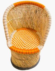 Modern Accent  Bamboo Cane Chair Rattan  Garden Chair Outdoor Furniture For Home Hotels Bars Terrace Balcony Wicker Chair