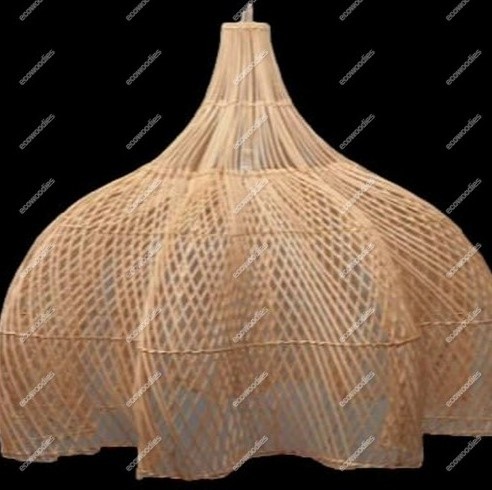 Customized Art Natural Weave Modern Rattan Pendant Light Ceiling Light For Restaurant Unique Pattern Bamboo Pendant Lights