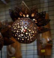 Wholesale Price Handmade Eco-Friendly Coconut Shell Lamp For Home Living Room Decor Coconut Shell Lamp