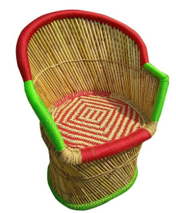 Modern Wicker Bamboo Cane Chair Outdoor Eco-Friendly Cane Bamboo Wooden Breakfast Kitchen Game Home Indoor Outdoor Kid Chair