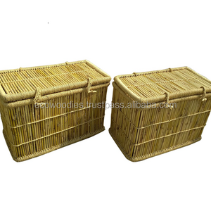 Handicraft Eco friendly Custom Dusty Proof Storage Boxes Bins Lid Rectangle Wardrobe For Clothes Books Vegetables Cutlery