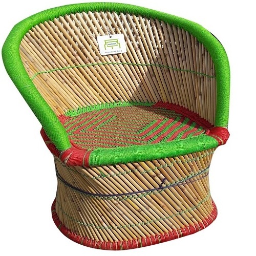 2024 Best Selling Living Room Eco-friendly Bamboo Sitting Chair For Lawn Garden Terrace Balcony Study Room Bedroom Patio Pub Chair