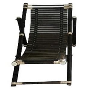 Newest High Quality Comfortable Bamboo Wicker Lounge Chair Folding  Wicker Sun Lounger For Hotel Deck Beach Yard Swimming Pool