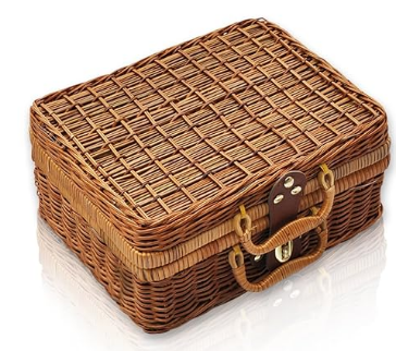 Pure Rattan Wicker Storage Box With Lid For Living Room Trunk Chest For Home Decor Cloth Art Fabric Books Clothes Organizer