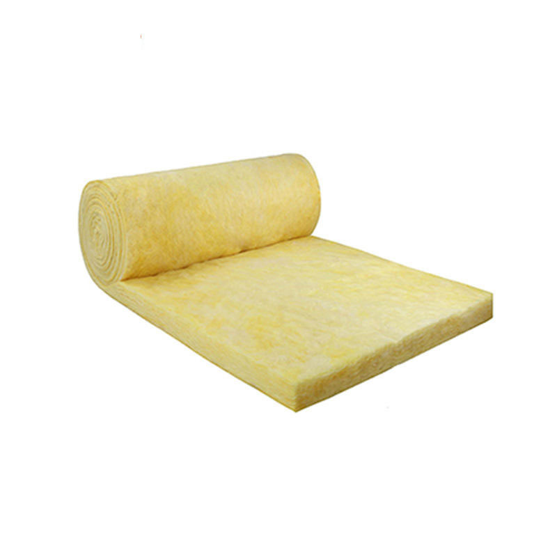 Free sample insulation glass fiber cotton roll felt Fireproof insulation 48kg/m3 50mm aluminum foil glass wool blanket