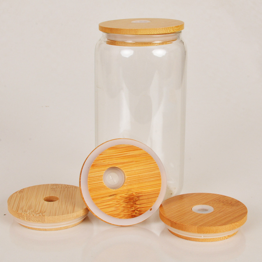 Manufacturers wholesale straw glass bamboo cover straw coffee cup wood cover straw Coke cup bamboo cover