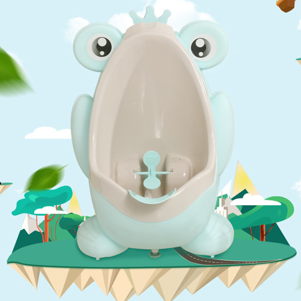 Funny frog prince design boys toddlers kids potty urinal pee trainer toilet