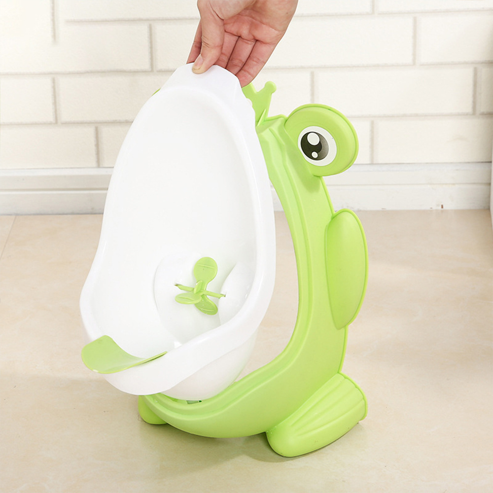 Funny frog prince design boys toddlers kids potty urinal pee trainer toilet