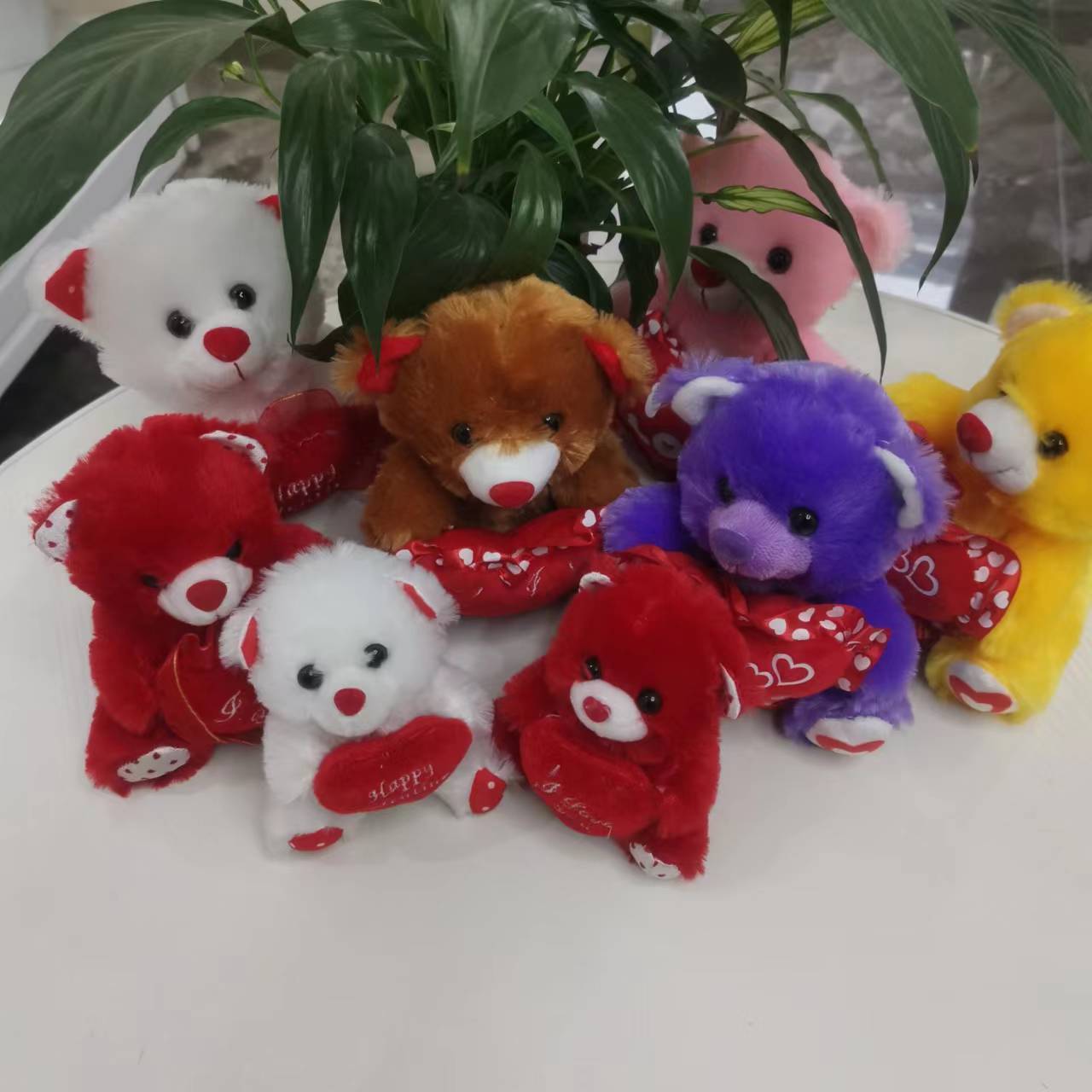 Wholesale valentine's day stuffed teddy bear plushie teddy plush toy for gift