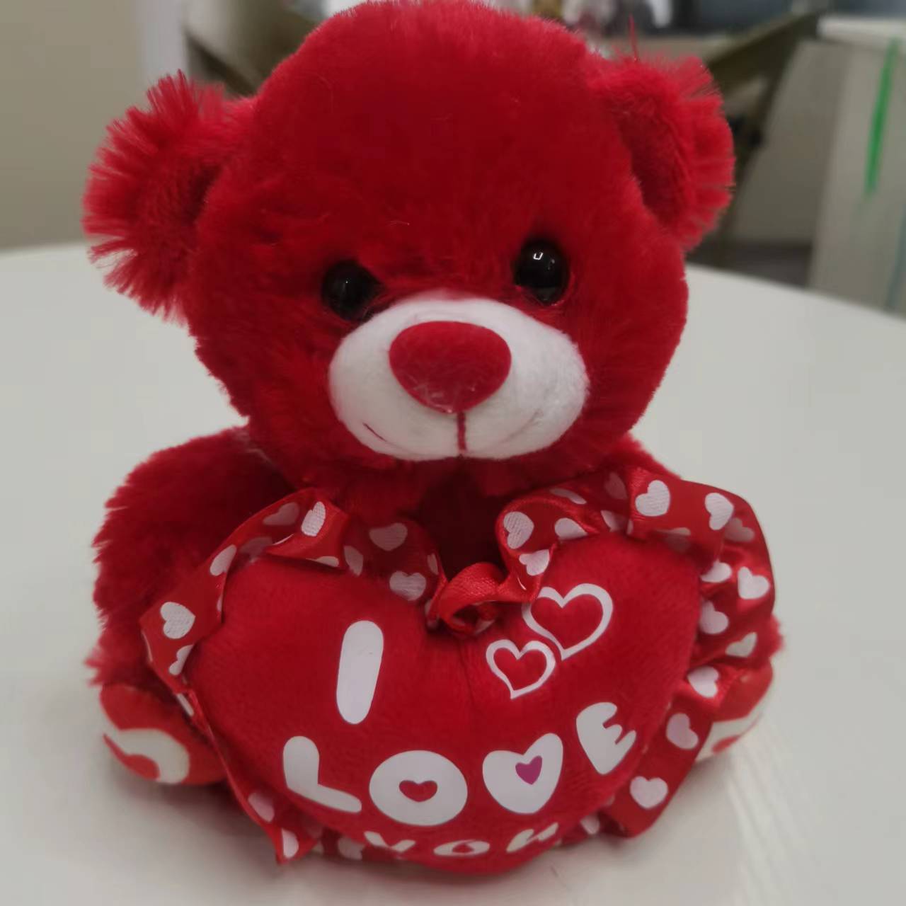 Wholesale valentine's day stuffed teddy bear plushie teddy plush toy for gift