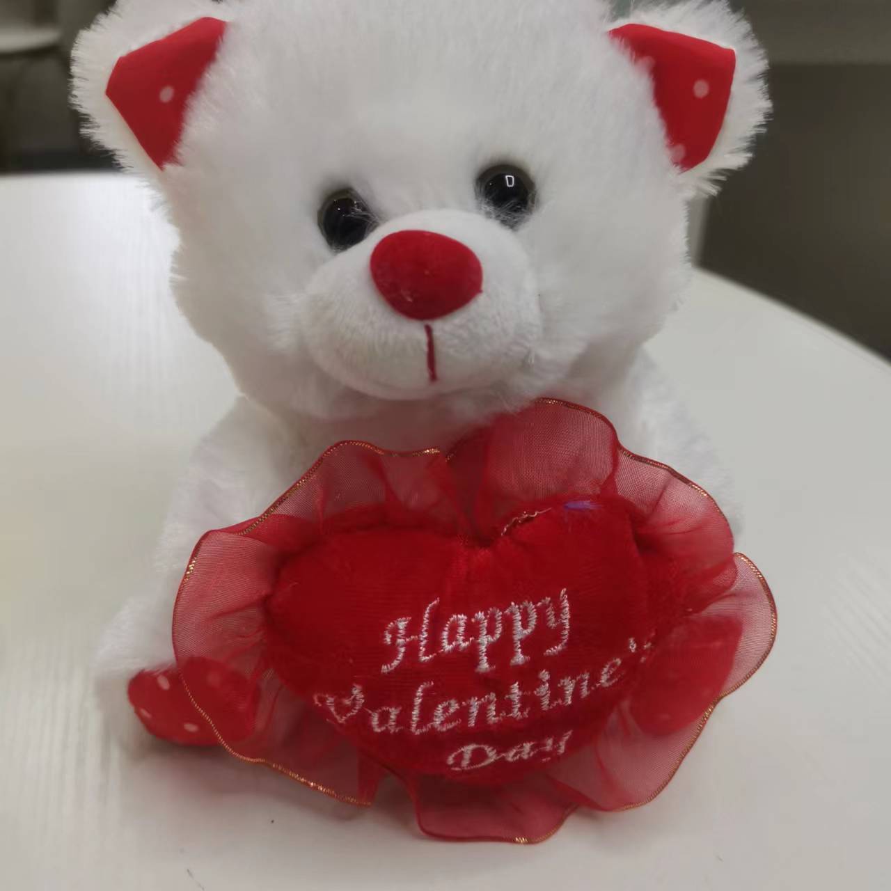 Wholesale valentine's day stuffed teddy bear plushie teddy plush toy for gift