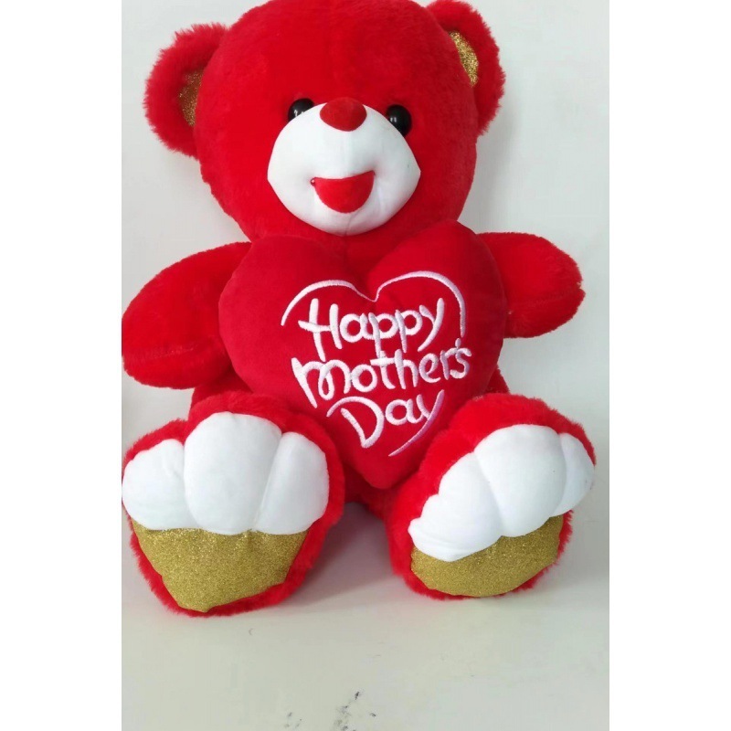 Wholesale valentine's day Mother's Day stuffed teddy bear plushie teddy plush toy for gift