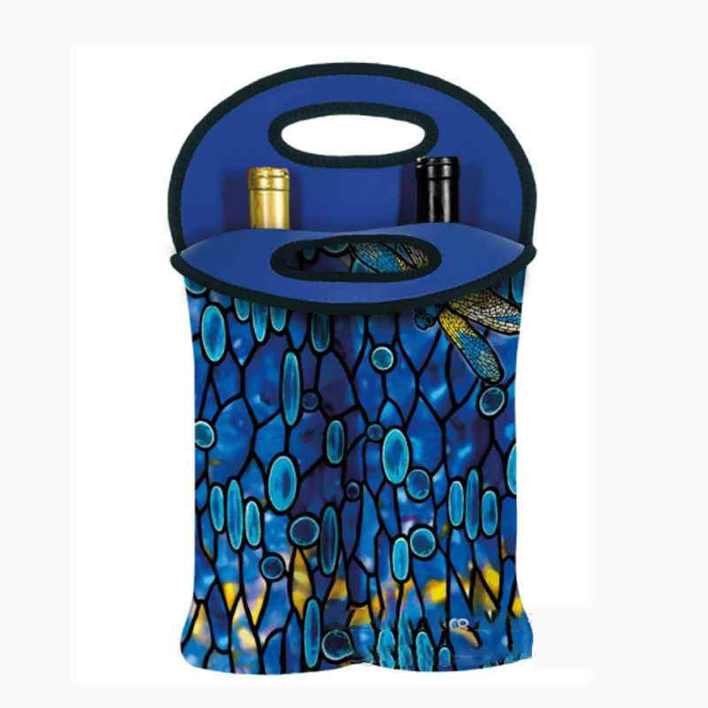 Insulated Single Champagne Carrier Neoprene Wine Bag Waterproof Cooler Tote Bag Bottle Sleeve Keep Cooler