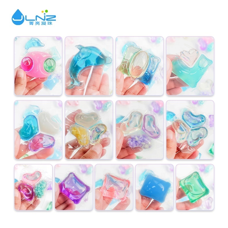 OEM fragrance liquid laundry beads products washing powder cleaning detergent laundry pod capsules