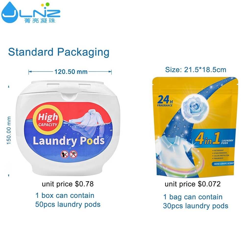 OEM fragrance liquid laundry beads products washing powder cleaning detergent laundry pod capsules