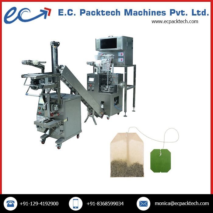 High Quality Automatic Pyramid Triangle Tea Bag Packing Machine From Indian Manufacturer