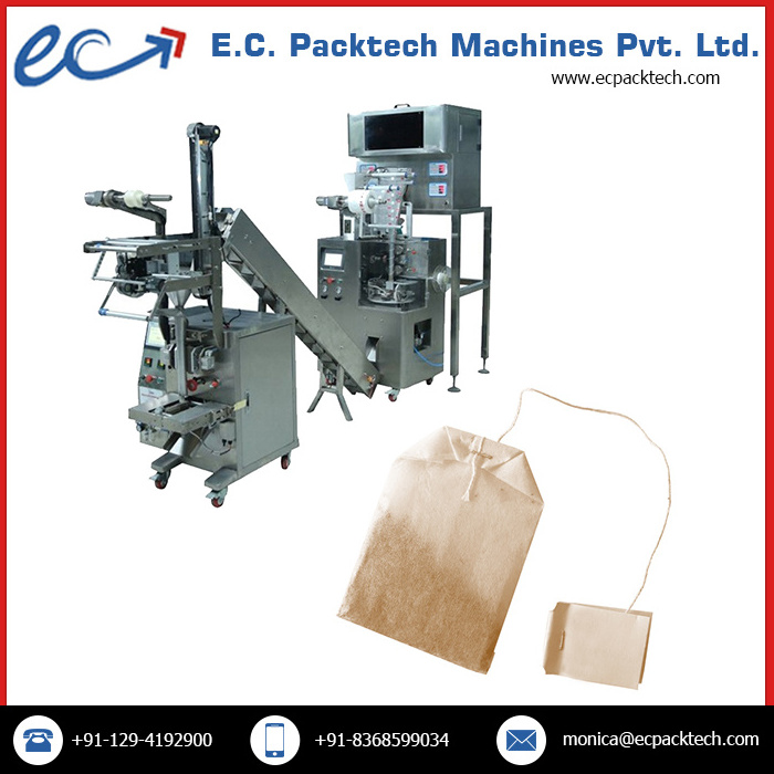 High Quality Automatic Pyramid Triangle Tea Bag Packing Machine From Indian Manufacturer