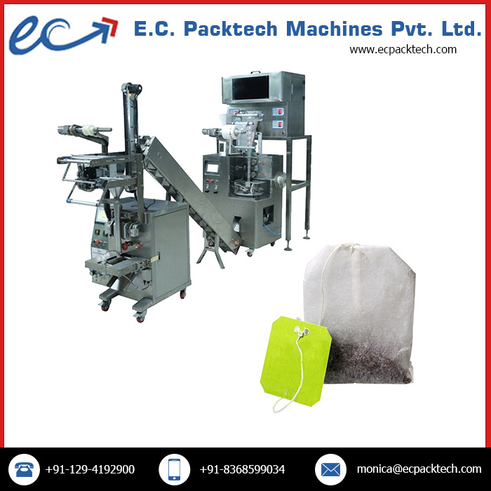 High Quality Automatic Pyramid Triangle Tea Bag Packing Machine From Indian Manufacturer