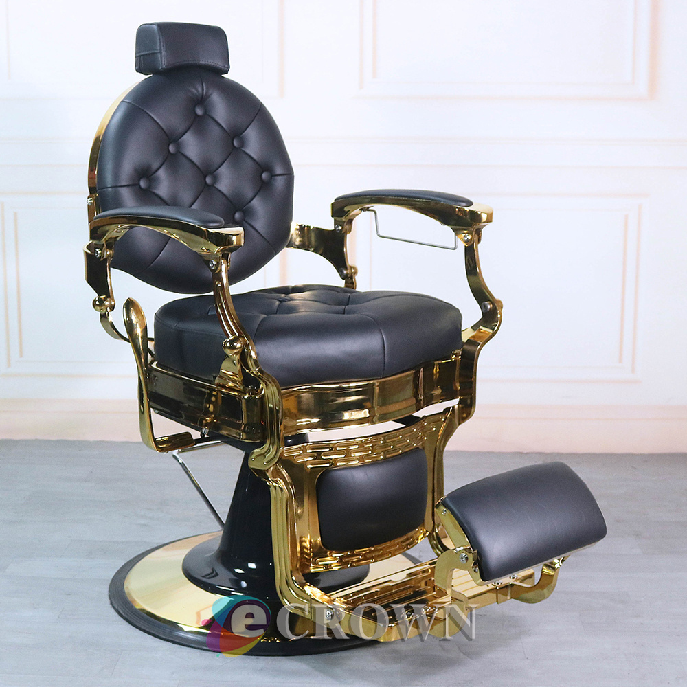 Chair barber chair design stool shop Floor backrest chair barber chair design Rotating armchair leather chair