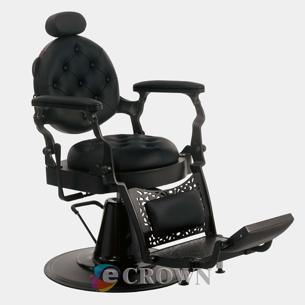 Pos barber chair design backrest backrest Cube Floor backrest copper / Wheels For armchair leather chair