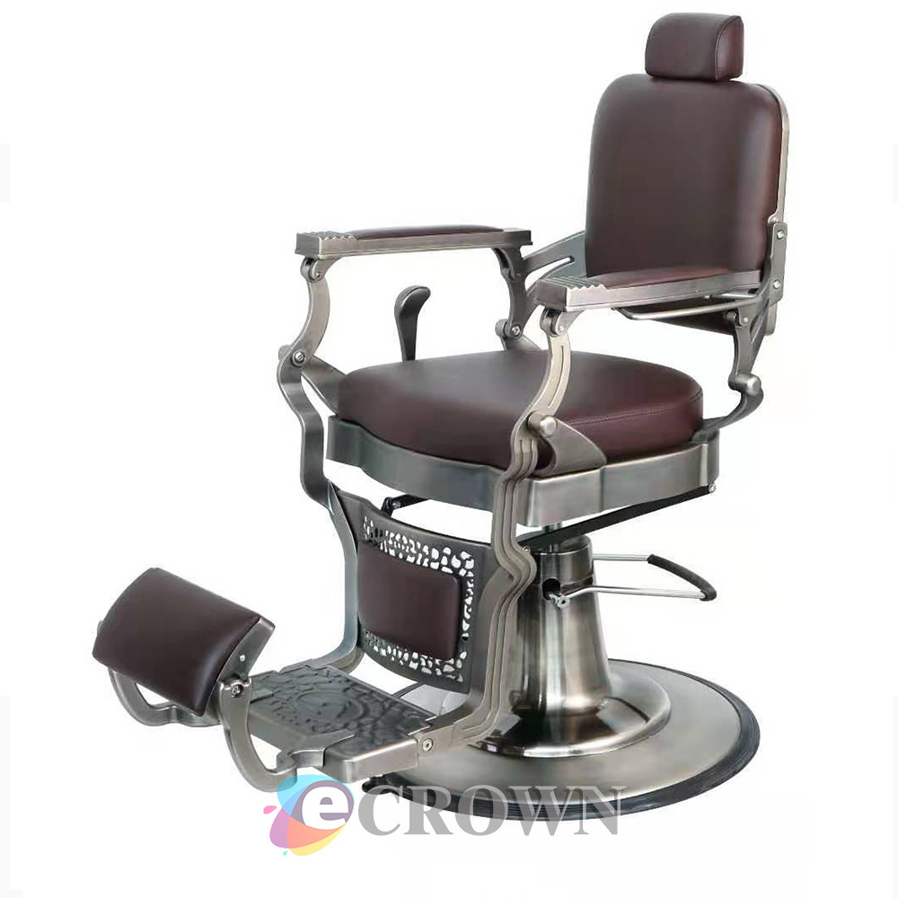 Chair barber chair design stool shop Floor backrest chair barber chair design Rotating armchair leather chair