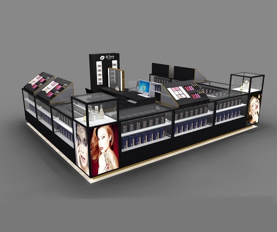 Wholesale Price Nail Bar Kiosk Design Pedicure And Portable Aluminum Kiosk Stand OEM