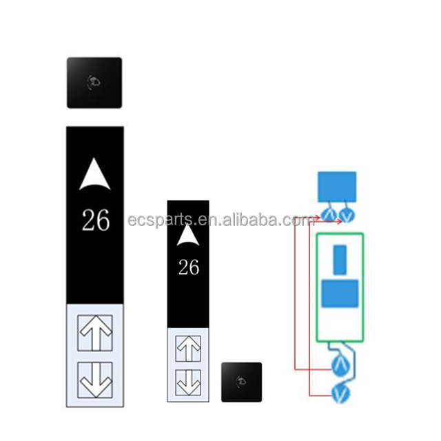 ECS Easy-installation Elevator Gesture Hall Call Device for Various Elevators