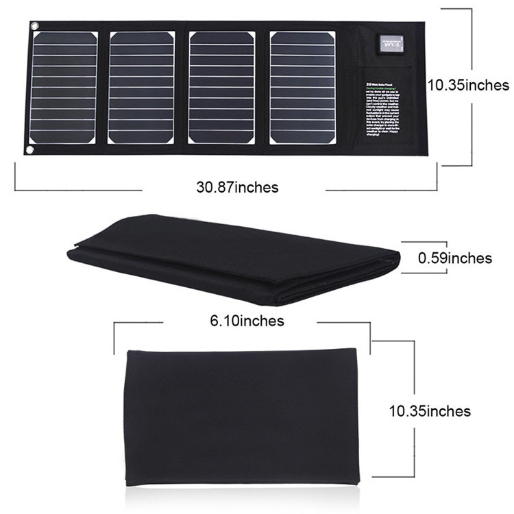 Original Manufacturer Durable 5v Mini Foldable Solar Panel For Mobile Phone And Laptop