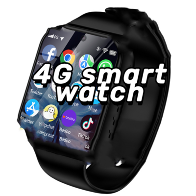 4G smart watch sim card slot Camera Video call GPS+LBS+WiFi SOS playstore App download browser gallery phone android smartwatch