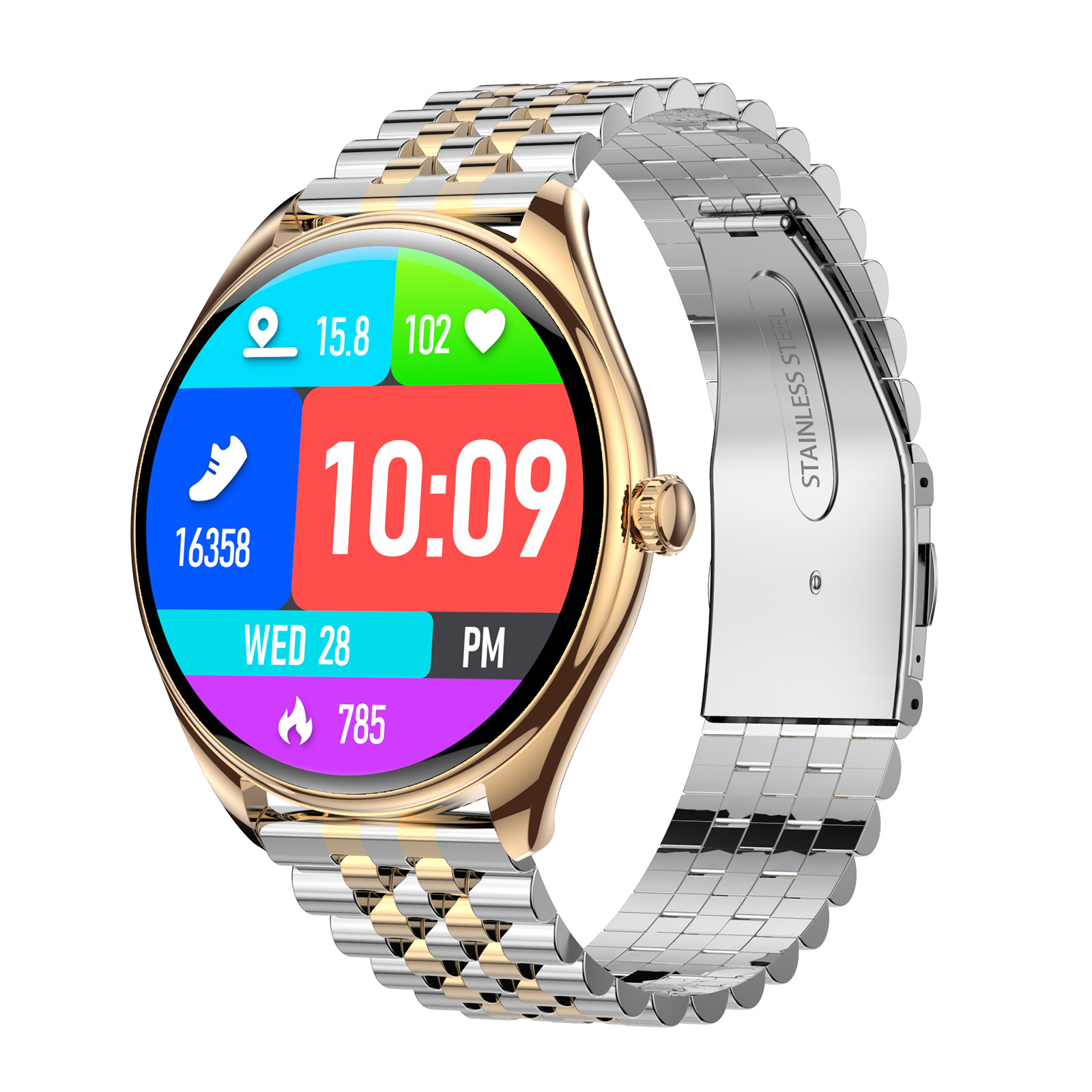 Top AMOLED Smart Watch For Sports 1.43inch HD Display 6.8mm Thinness IP67 Fashion Women Watches Making Calls MT55 Smartwatch