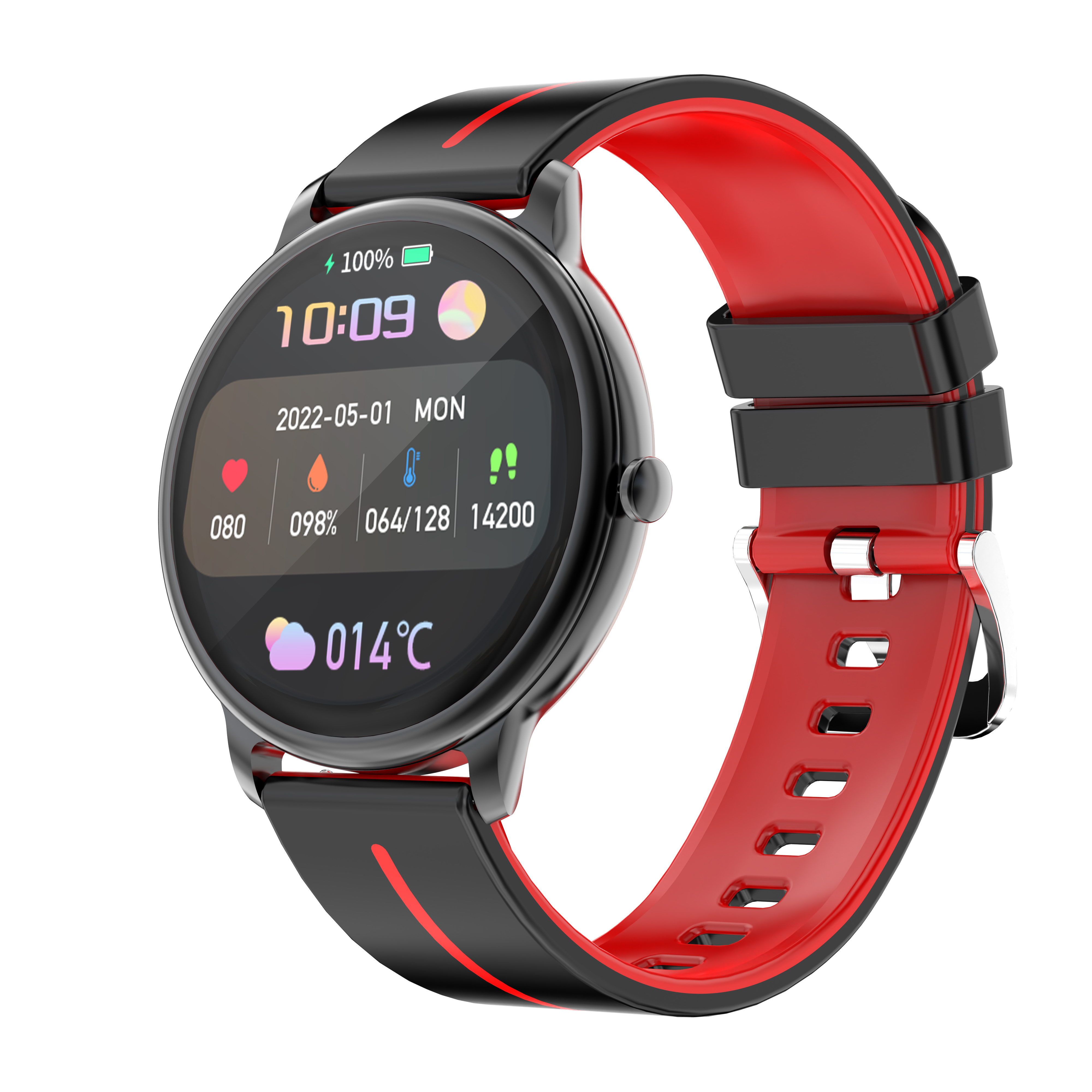 G98 Smart Watch Round 1.43inch Amoled Touch Screen Bt Call Customize Wallpaper Real Heart Rate For Men Women G98 Smartwatch