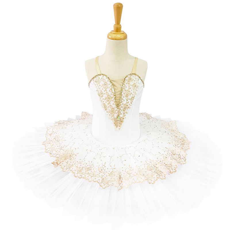 T0332 Adults White Suspender Skirt Tutu Classic Stage Performance Ballet Costumes Nutcracker Professional Ballet Tutu