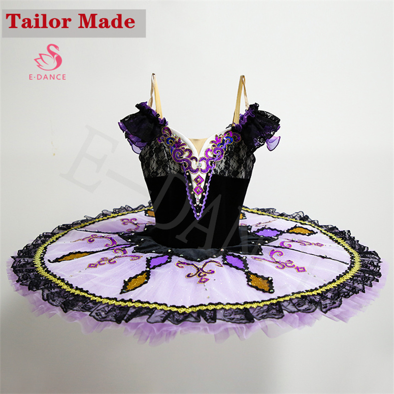 T0218 High Quality Custom Size Kids Girls Million Clown Performance Wear Professional Dance Ballet Costume