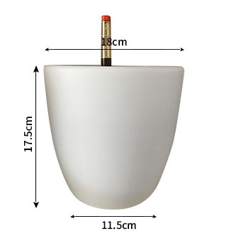 High Quality Painted PP Indoor Flower Pots Plastic Self Watering Planters Box for the Home