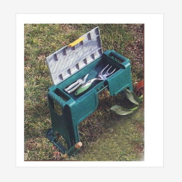 Garden Kneeler with Seat and Tool Box 56X38X27cm