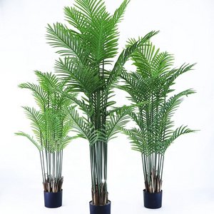 90cm/110cm Customized Artificial Palm Plant Feaux Dypsis Lutescens Tree Artificial Tree for Home Wedding Office